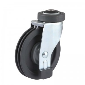 https://www.globe-caster.com/ep10-series-bolt-hole-type-swivel-rigid-three-slices-elevator-caster6301-product/