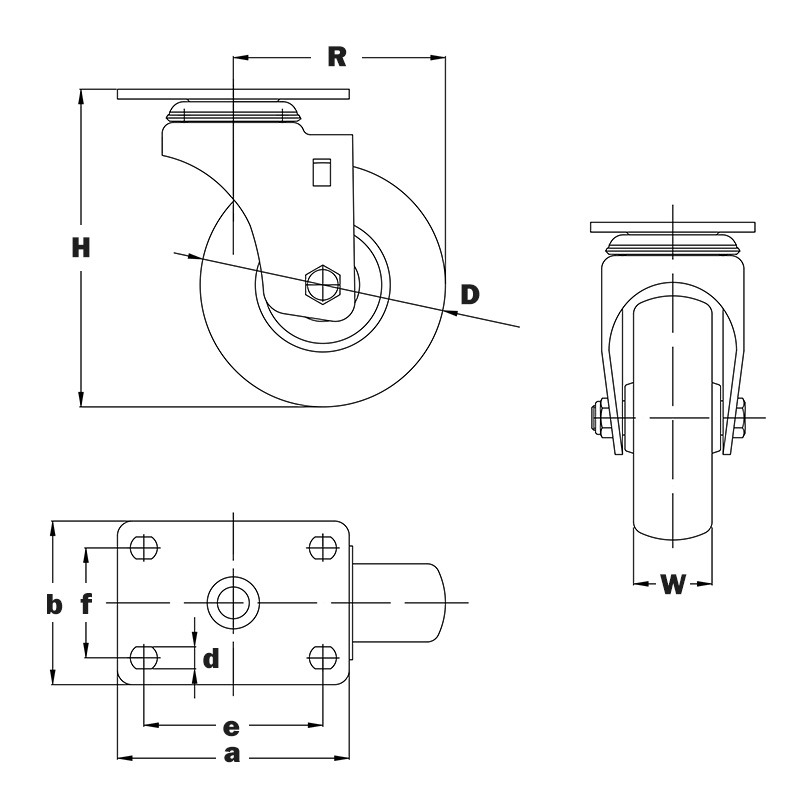 5-inch-nylon-swivel-plate-caster-dimensions