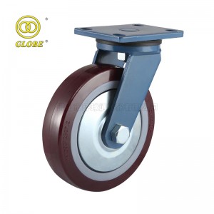 6 Inch Heavy Duty Polyurethane Swivel Casters – 1100 lbs Capacity