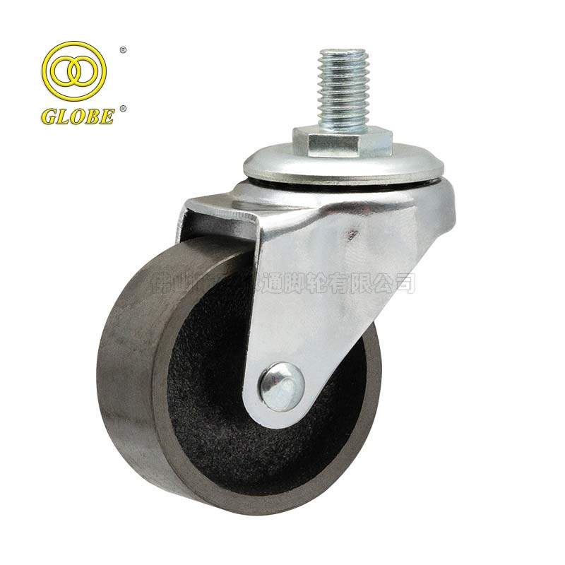 1 Inch Light Duty Cast Iron Threaded Stem Casters