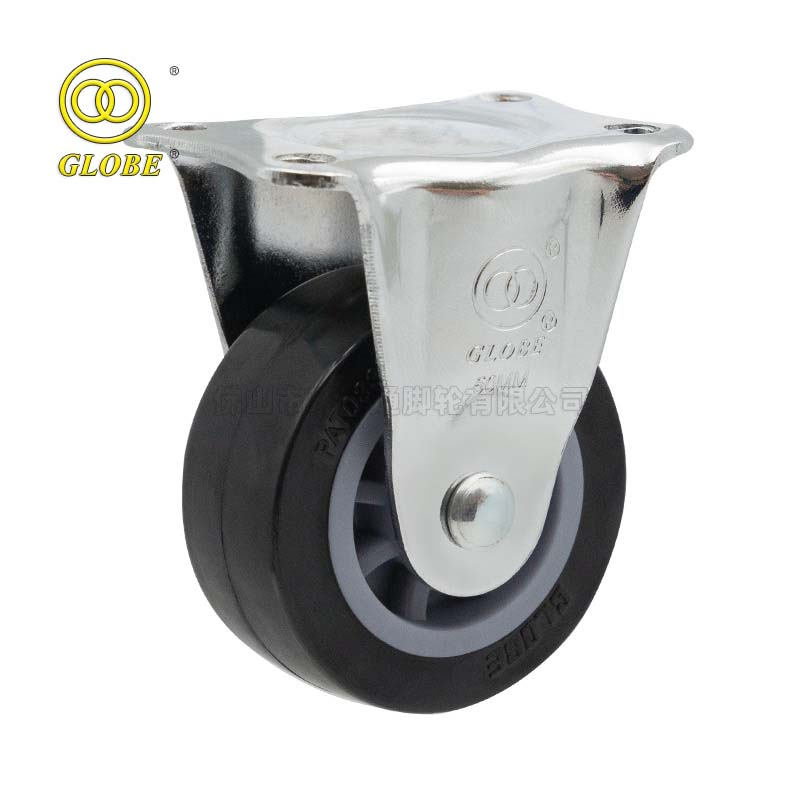 1 1/4 Inch Light Duty Premium Polyurethane Rigid Casters