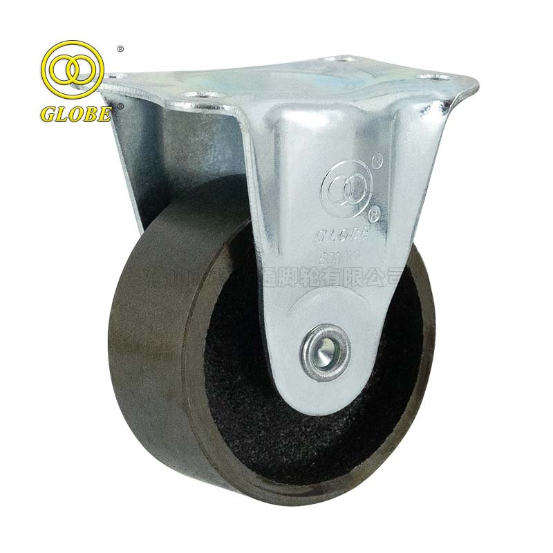 1 1/2 Inch Light Duty Cast Iron Rigid Casters