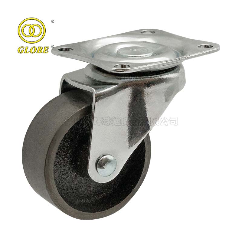 1 1/4 Inch Light Duty Cast Iron Swivel Casters