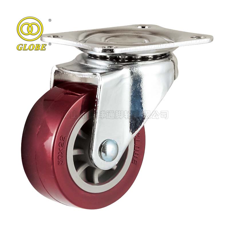 3 Inch Light Duty Super Polyurethane Swivel Casters