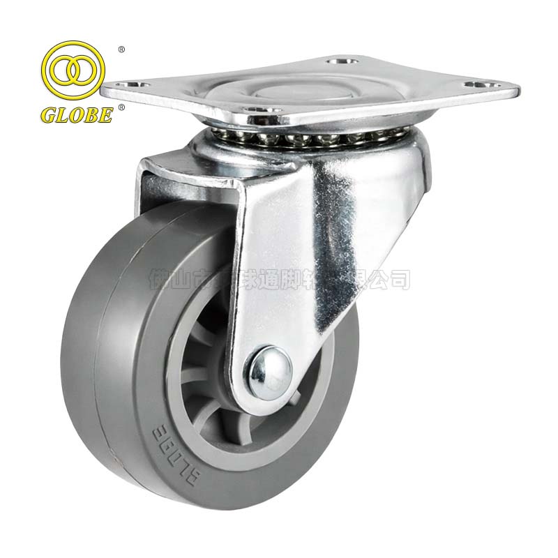 3 Inch Light Duty Super Quiet Polyurethane Swivel Casters
