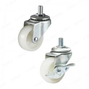 EB2 SERIES – Threaded stem type – PP/Nylon Wheel Caster – Zinc Plating