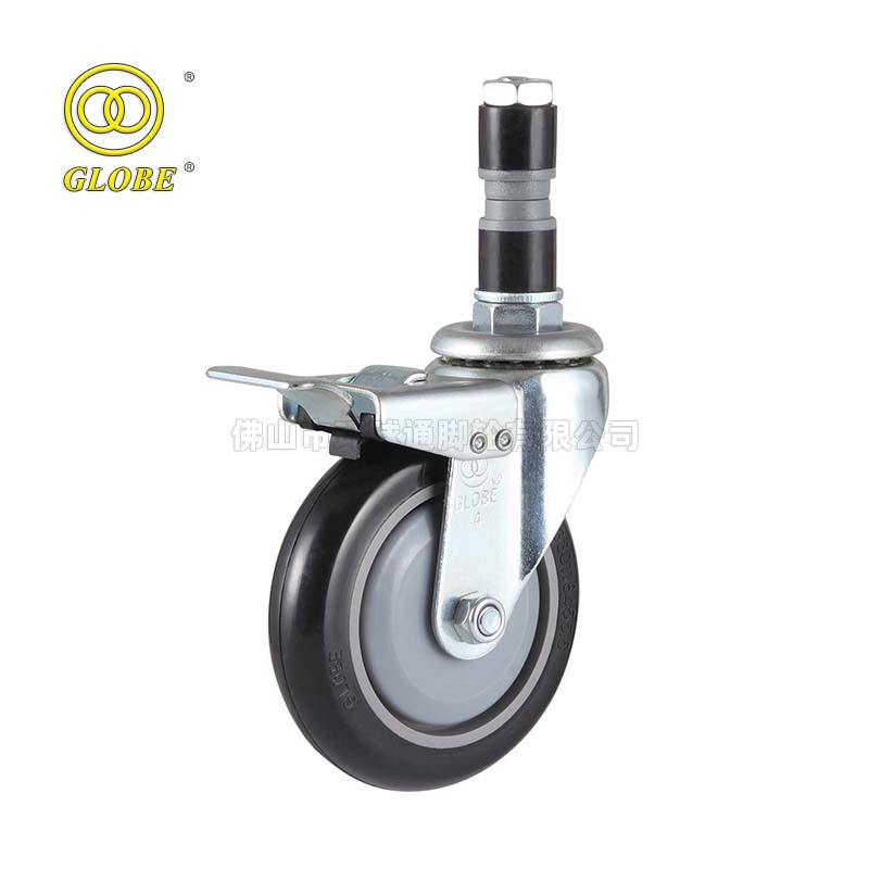 3 Inch Light Duty Premium PU Swivel Casters