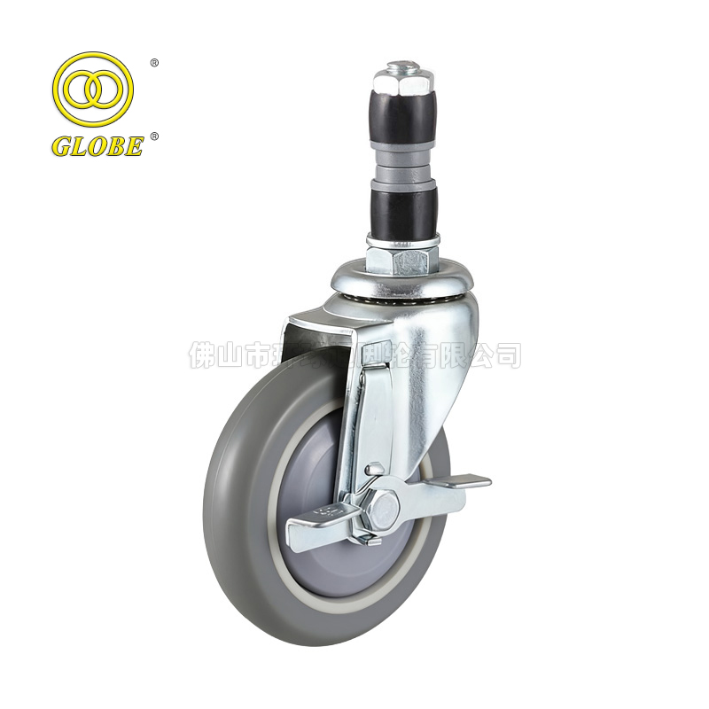 5 Inch Light Duty Super Quiet PU Swivel Casters