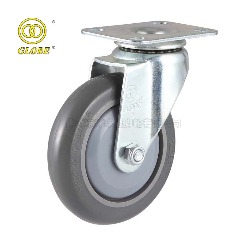 4 Inch Light Duty Super Quiet Polyurethane Swivel Casters
