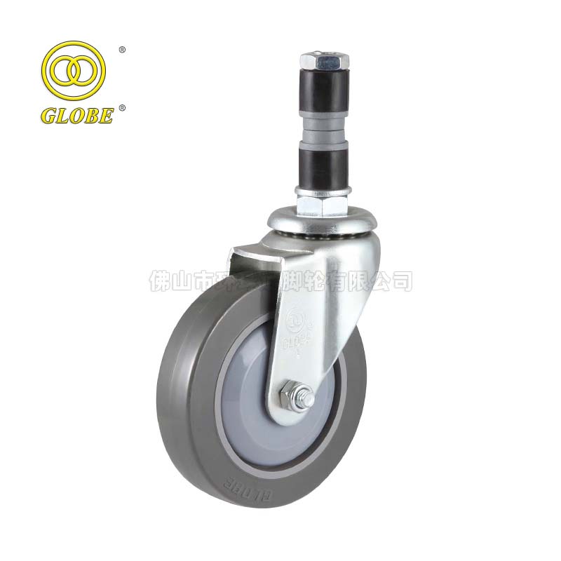 3 Inch Light Duty Super Quiet Polyurethane Expansion Stem Casters