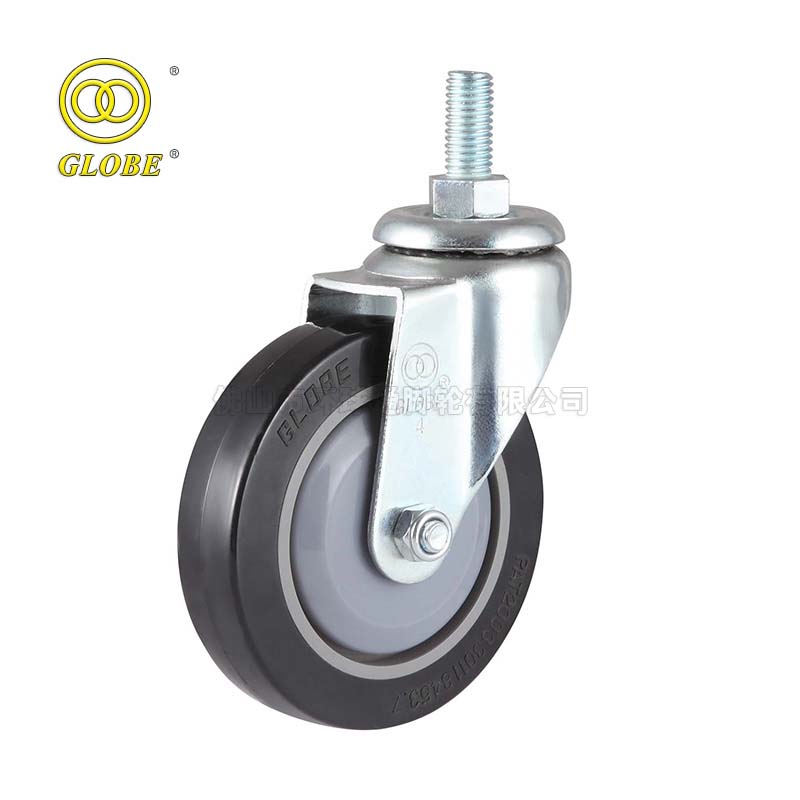 3 Inch Light Duty Premium Polyurethane Threaded Stem Casters