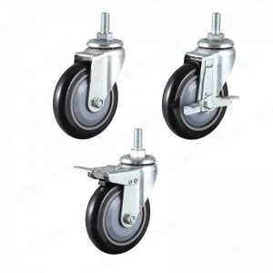 EC1 SERIES – Threaded stem type – PU/TPR Castor Wheel