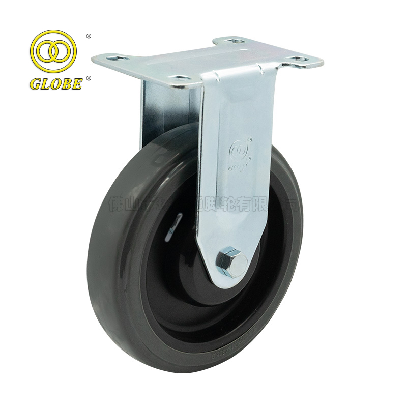 5 Inch Medium Duty Super Quiet Polyurethane Rigid Casters