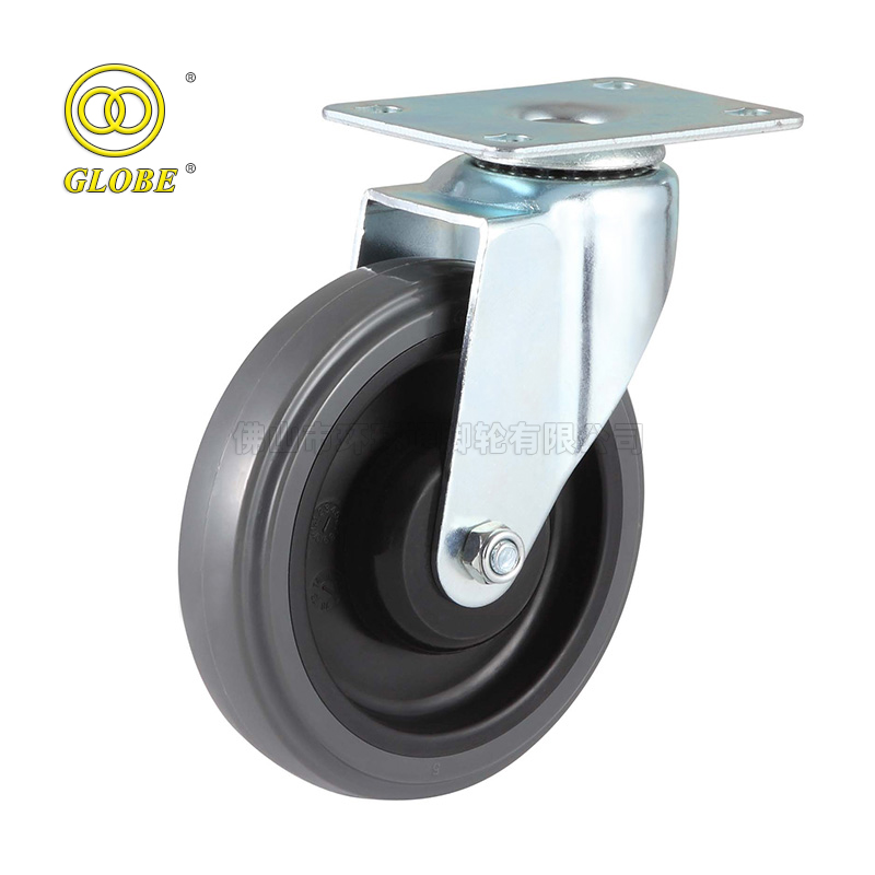 5 Inch Medium Duty Super Quiet Polyurethane Swivel Casters