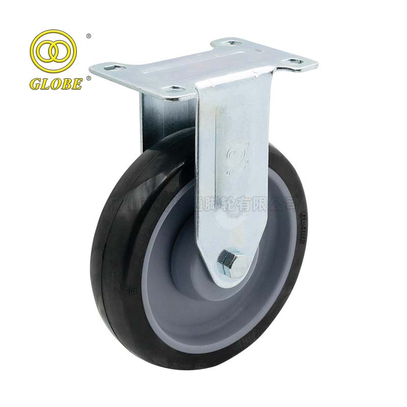 5 Inch Medium Duty Premium Polyurethane Rigid Casters
