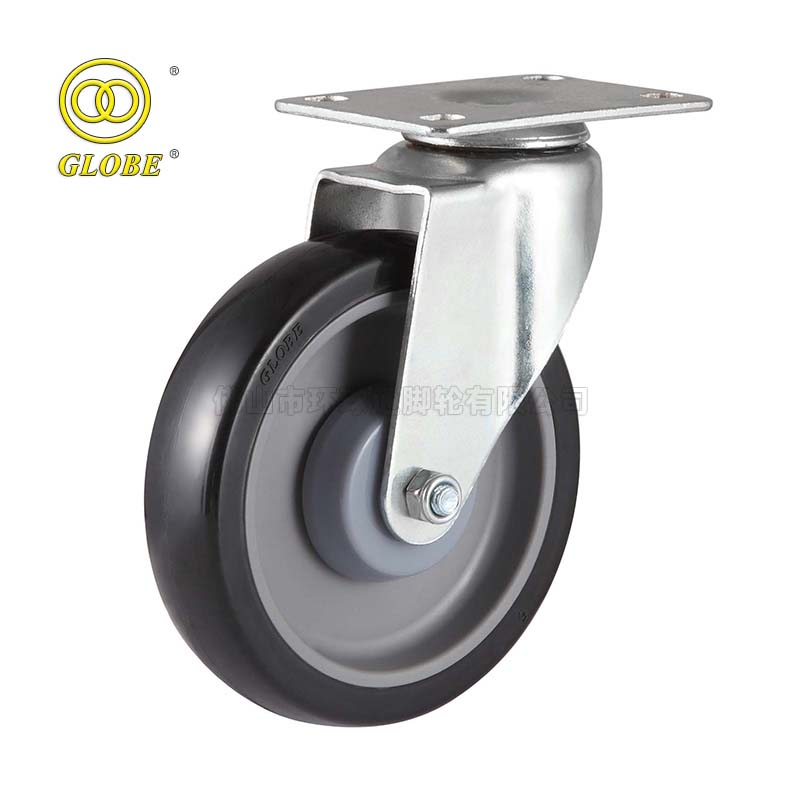 5 Inch Medium Duty Premium Polyurethane Swivel Casters