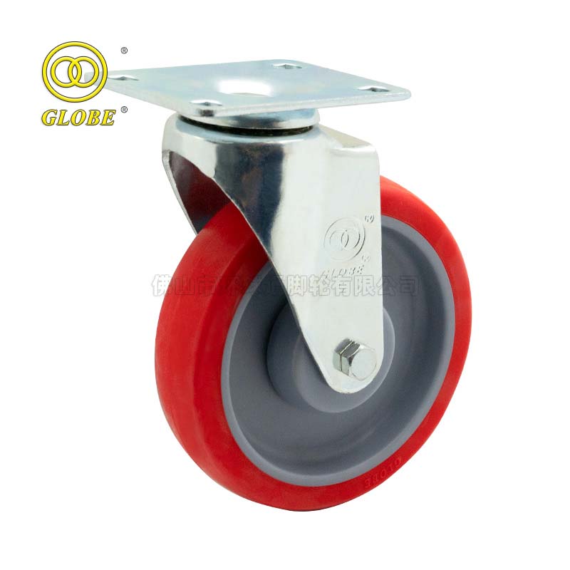 5 Inch Medium Duty Super Polyurethane Swivel Casters