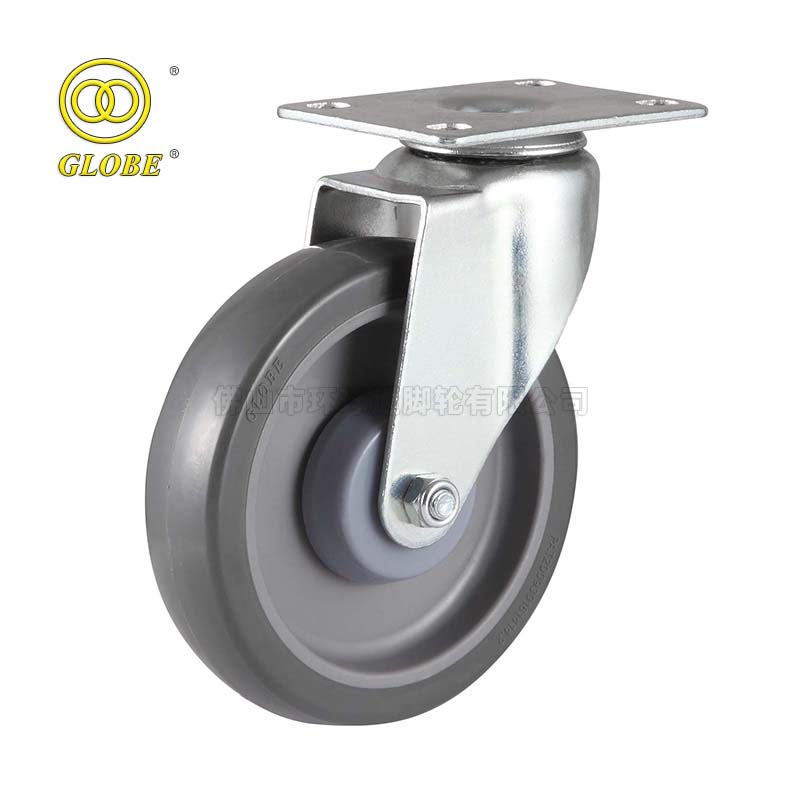 5 Inch Medium Duty Super Quiet Polyurethane Swivel Casters