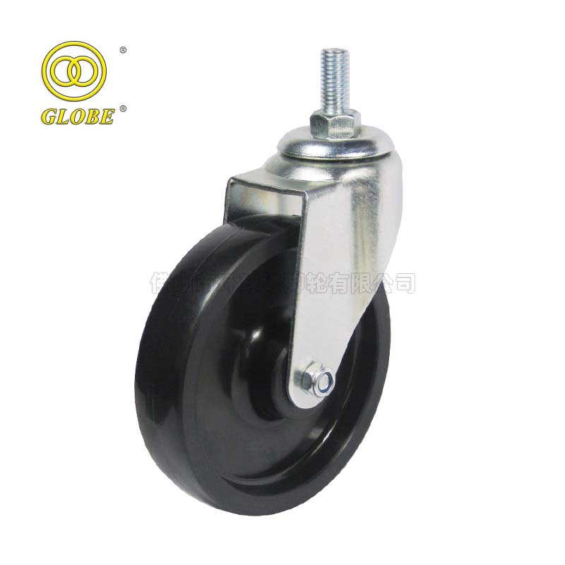 3 Inch Light Duty PP Polypropylene Threaded Stem Casters