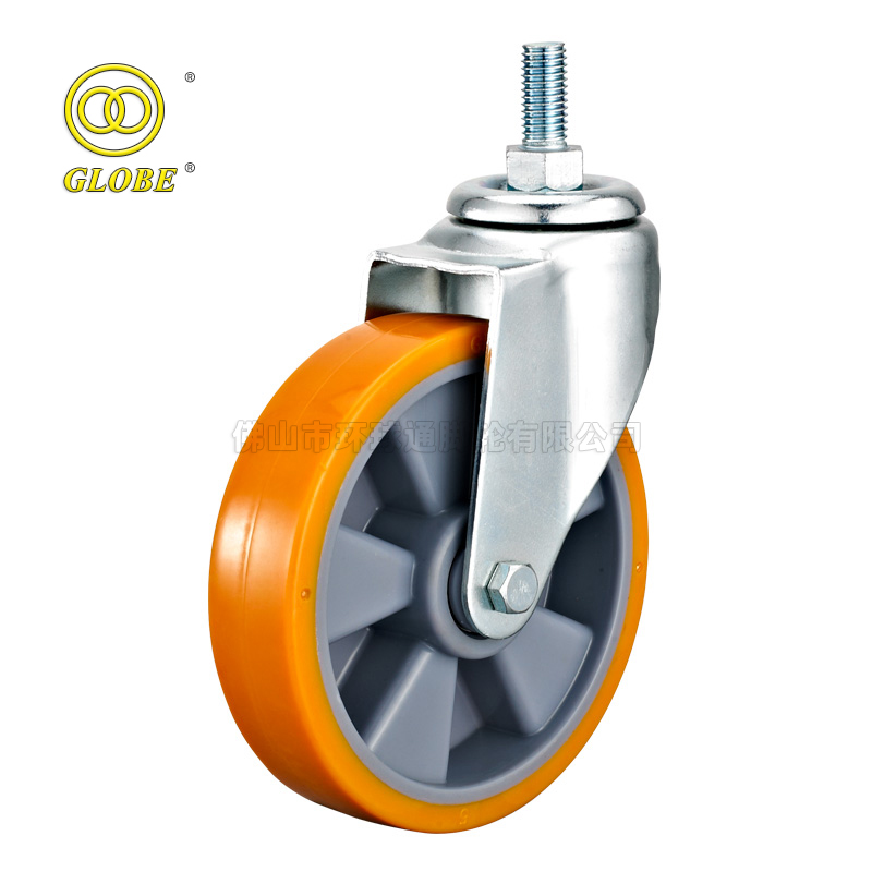 5 Inch Medium Duty Chaoda Caster Threaded Stem Casters
