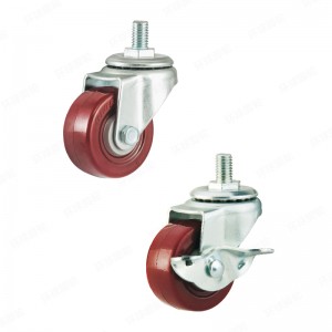 ED4 SERIES -Threaded stem type – PP/PU Wheel Castors