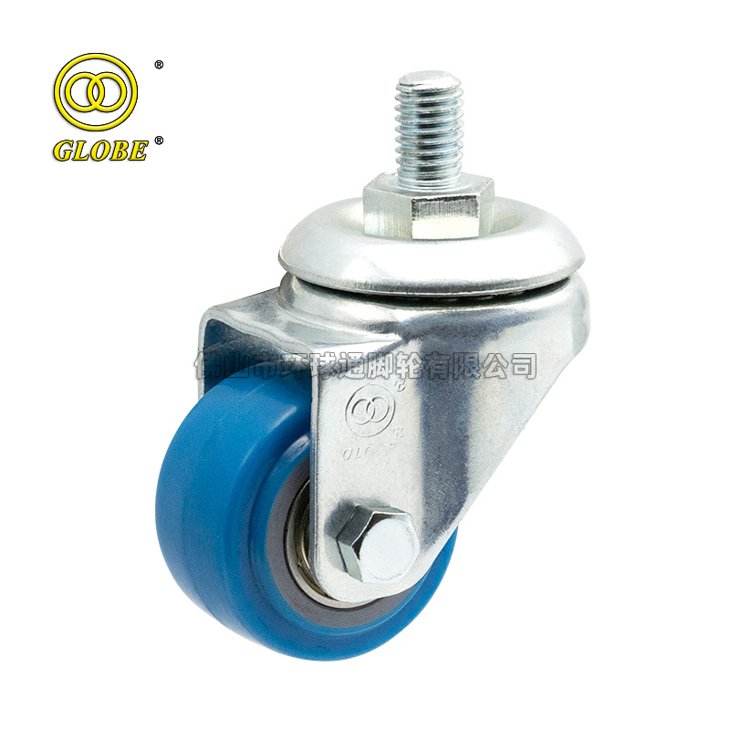3 Inch Medium Duty High-Strength Polyurethane Threaded Stem Casters