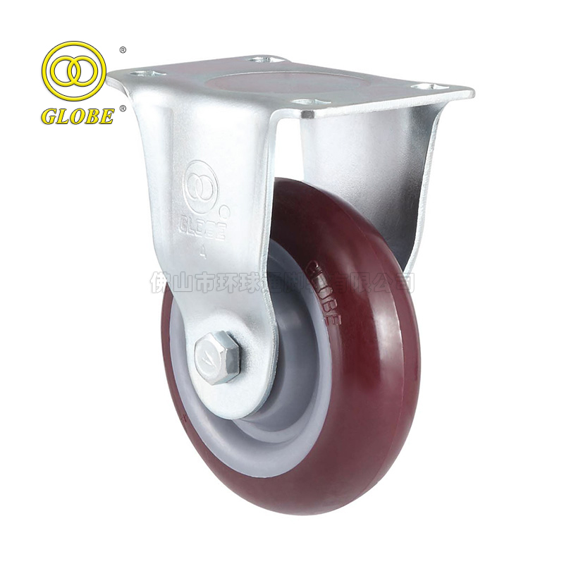 3 1/2 Inch Medium Duty Super Polyurethane Rigid Casters