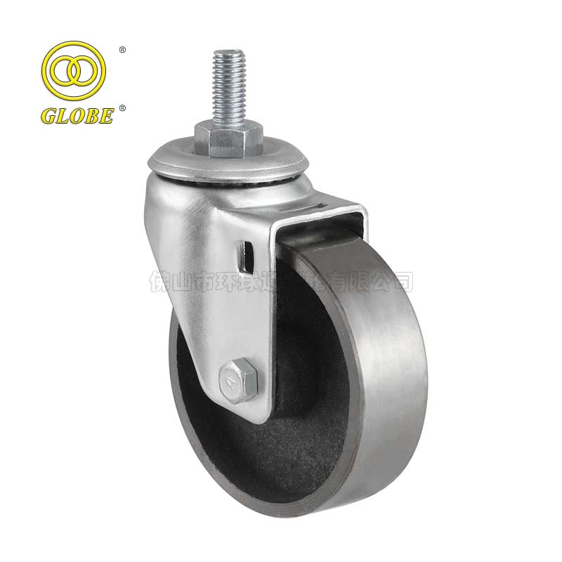 5 Inch Light Duty Cast Iron Stem Casters