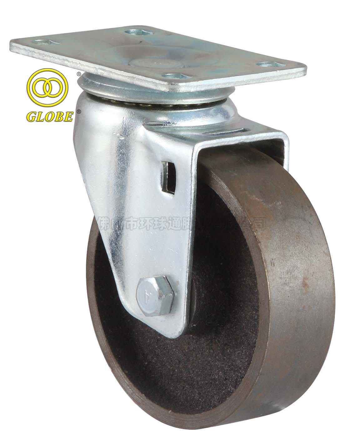 4 Inch Medium Duty Cast Iron Swivel Casters