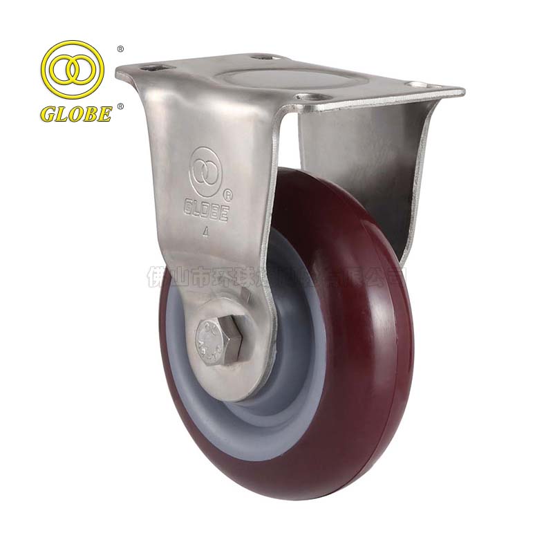 3 Inch Medium Duty Super Polyurethane Rigid Casters