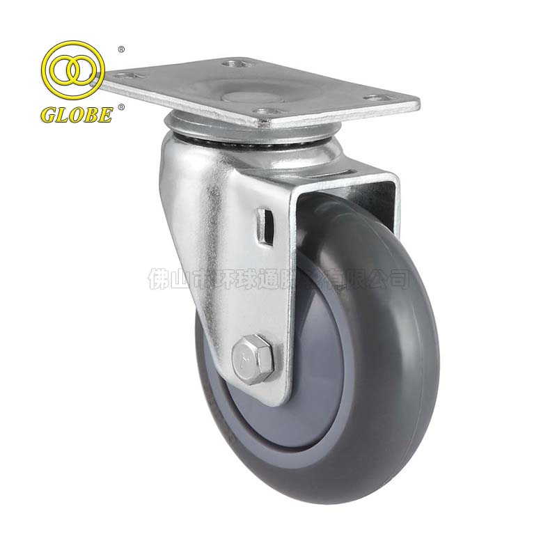 3 1/2 Inch Medium Duty Super Quiet Polyurethane Swivel Casters