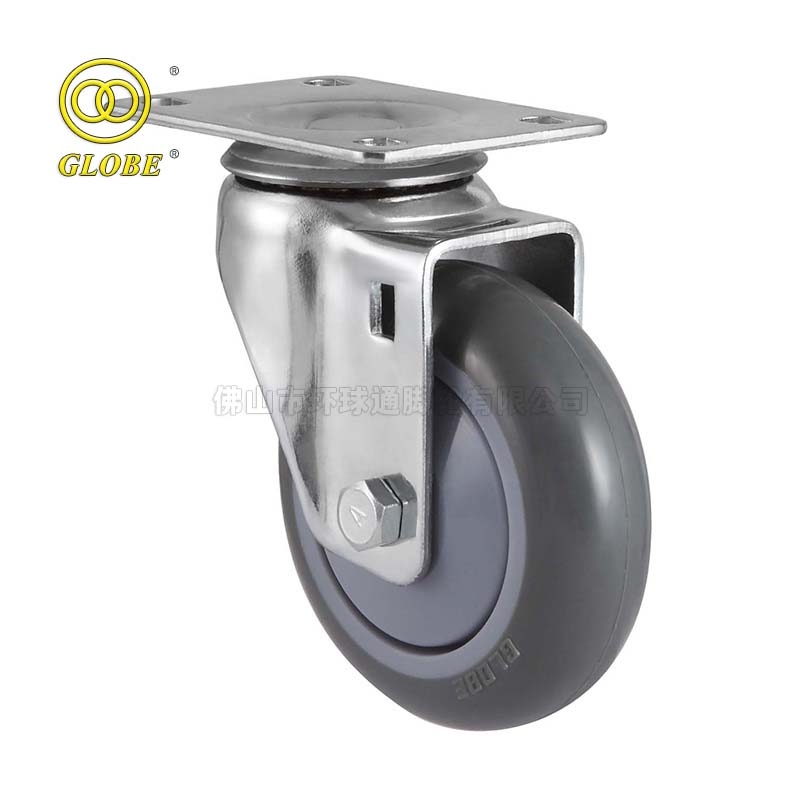 3 1/2 Inch Medium Duty Super Quiet Polyurethane Swivel Casters