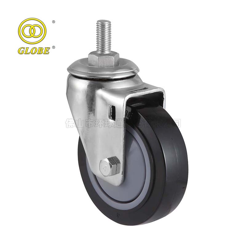 3 Inch Medium Duty Premium Polyurethane Threaded Stem Casters