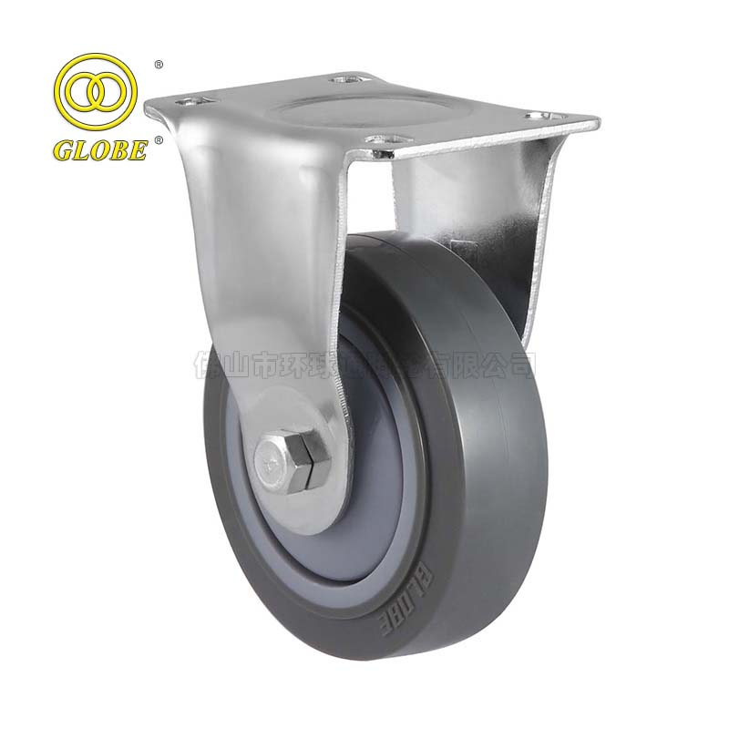 4 Inch Medium Duty Super Quiet Polyurethane Rigid Casters