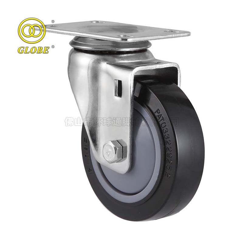 5 Inch Medium Duty Premium Polyurethane Swivel Casters