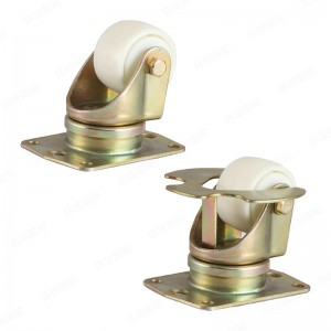 EF15 SERIES – Square plate – Swivel Airport Caster – Colored-plating