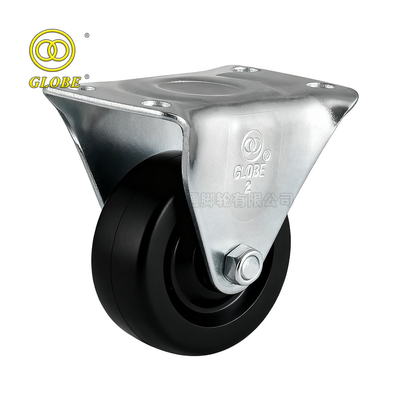 2 Inch Light Duty Rubber Rigid Casters