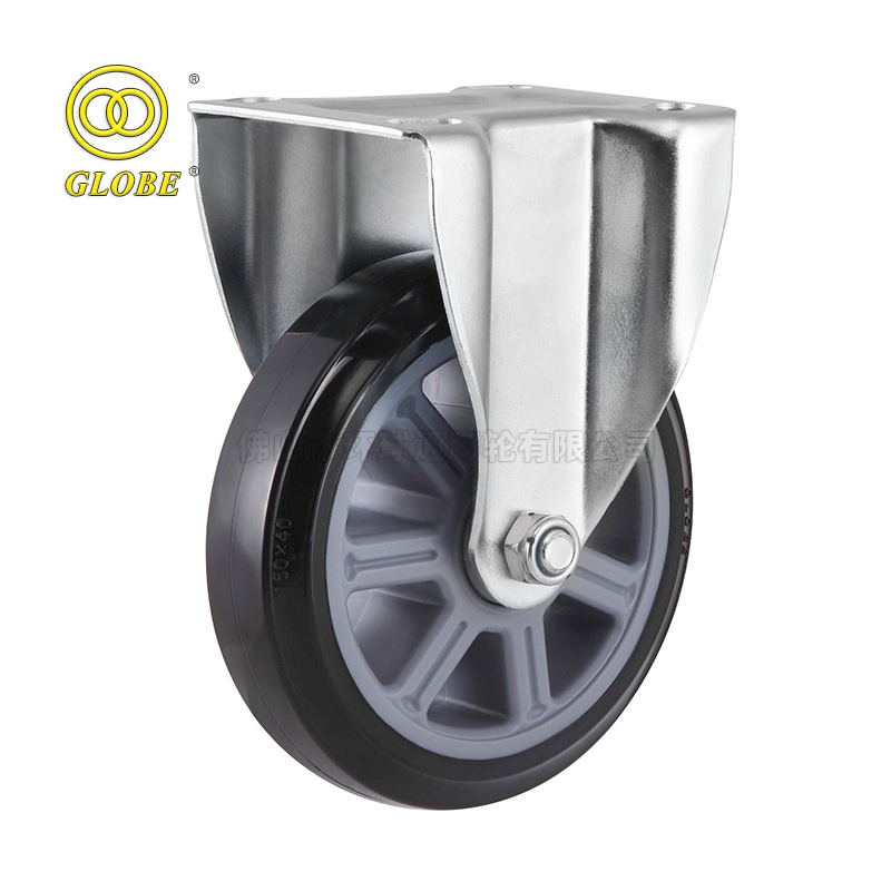 5 Inch Light Duty Premium PU Rigid Casters
