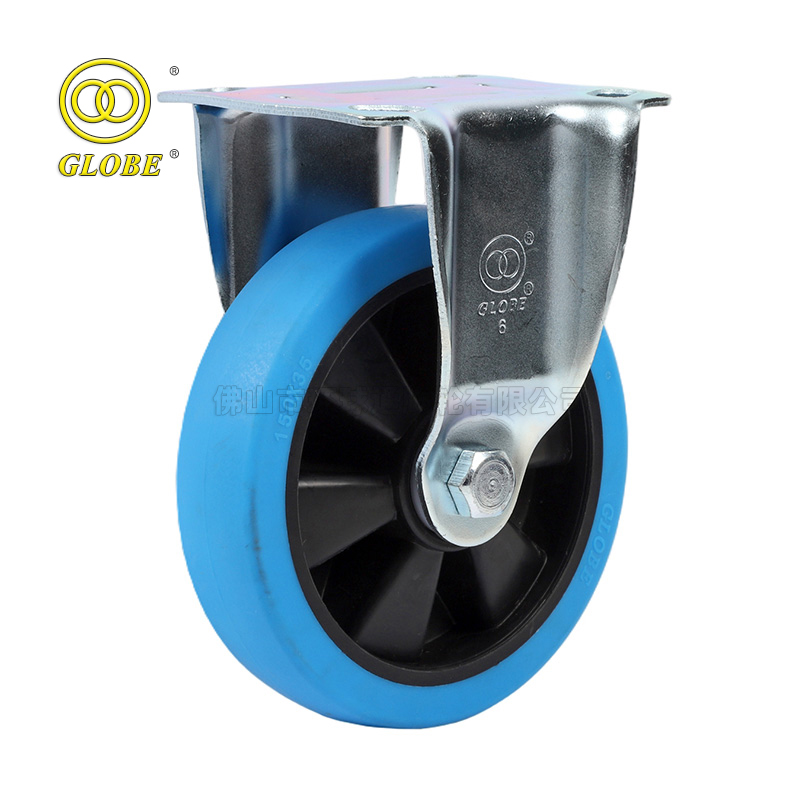 4 Inch Light Duty High Strength Rubber Rigid Casters