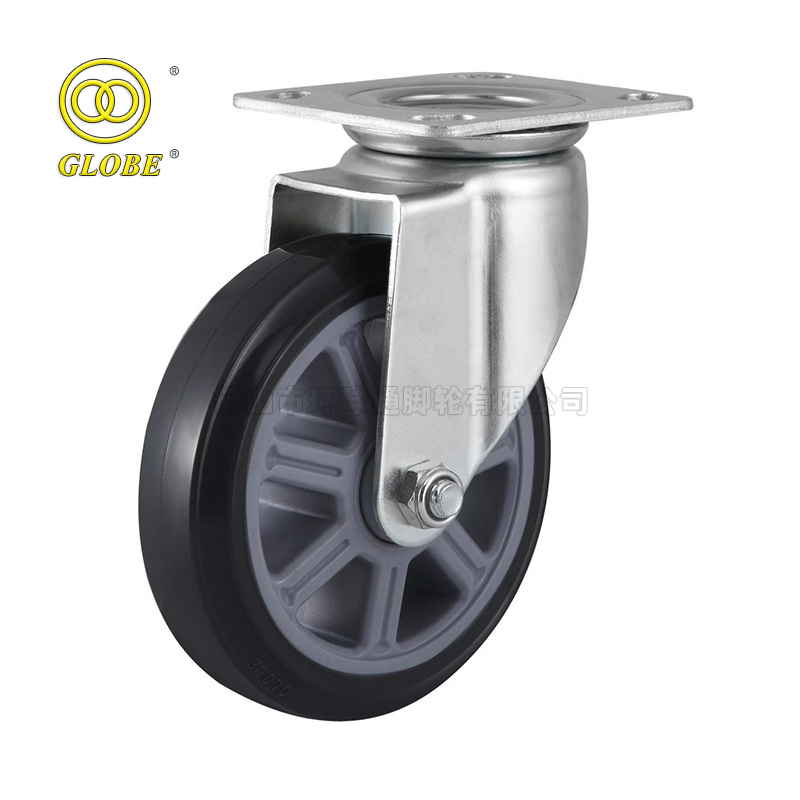 4 Inch Light Duty Premium PU Swivel Casters