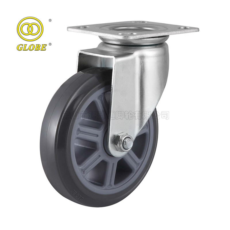 5 Inch Light Duty Super Quiet PU Swivel Casters