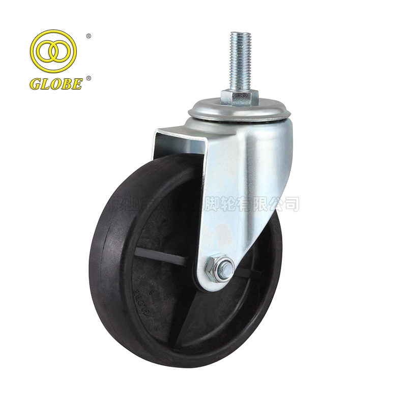 4 Inch Medium Duty High-Heat Resistant Threaded Stem Casters