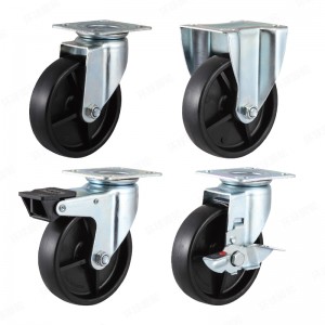 EG3 SERIES – Top plate type – Swivel/Rigid PP Casters – Zinc Plating