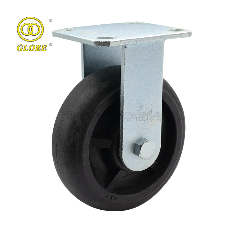 8 Inch Heavy Duty High-Heat Resistant Rigid Casters