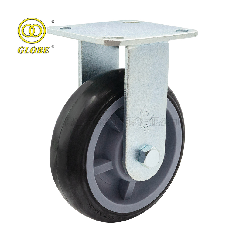 8 Inch Heavy Duty Premium Polyurethane Rigid Casters