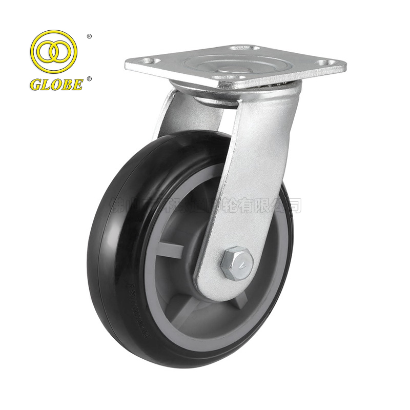 8 Inch Heavy Duty Premium Polyurethane Swivel Casters