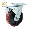 swivel w/metal dual brake