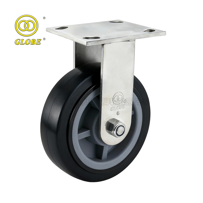 6 Inch Heavy Duty Premium Polyurethane Rigid Casters
