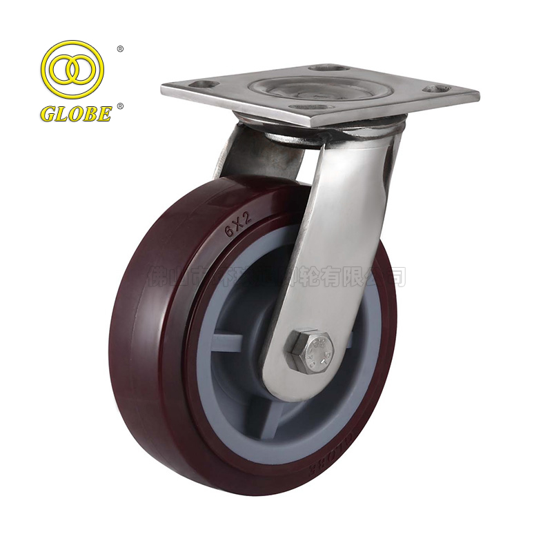 6 Inch Heavy Duty Super Polyurethane Swivel Casters