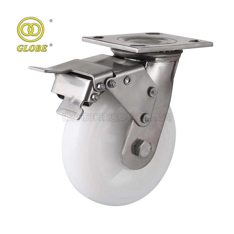 6 Inch Heavy Duty Endurance Swivel Casters with Dual Brake
